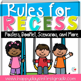 Recess Rules {Pre-K, Kindergarten, 1st}