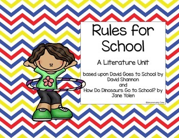 Preview of Rules for School Literature Unit