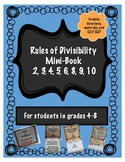 Rules of Divisibility Mini-Book