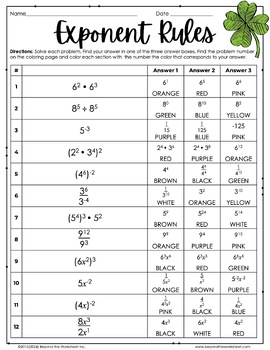 26 Practice Worksheet For Law Of Exponents Answers - Free Worksheet