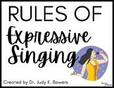 Rules of Expressive Singing Posters