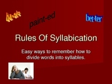 Rules of Syllabication