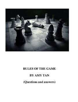 Preview of Rules of the Game by Amy Tan questions and answers