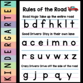 Rules of the Road | Handwriting Practice