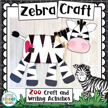 Preview of Zebra  Craft | Zoo Theme