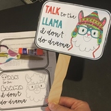 Drama Llama Gossip Craft & Presentation