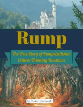 Preview of Rump: The True Story of Rumpelstiltskin Thinking Questions & Writing Extension