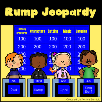 Preview of Rump The True Story of Rumpelstiltskin by Liesl Shurtliff Jeopardy