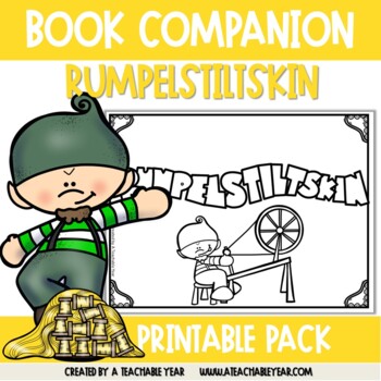 Preview of Rumpelstiltskin Book Companion| Worksheets and Activities for ESL Students