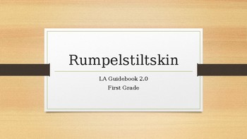Preview of Rumpelstiltskin 1st Grade Louisiana Guidebook