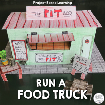 Preview of Run A Food Truck PBL, Project Based Learning Activity 
