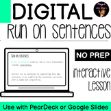 Run On Sentences & Fragments | Interactive PearDeck/ Slide