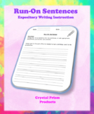 Run-On Sentences (Hochman Method Aligned Resource for Elem