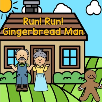 Preview of Run! Run! Gingerbread Man - Literacy and Math Unit