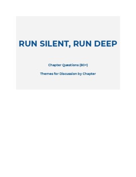 Preview of Run Silent, Run Deep Teacher's Guide