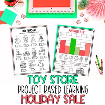 Preview of Run a Christmas Store | Holiday Themed | Third Grade Math Game