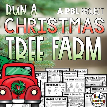 Preview of Run a Christmas Tree Farm a Project Based Learning PBL Design Projects Activity