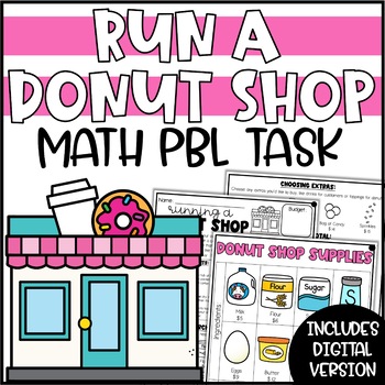 Preview of Run a Donut Shop Project Based Learning