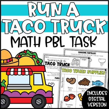 Preview of Run a Taco Truck PBL Challenge | Project Based Learning