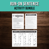 Run-on Sentence Review Bundle | Games and Worksheets | Pri