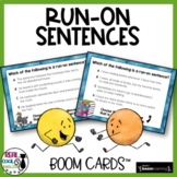 Run On Sentences Boom Cards | Comma Splices & Fused Sentences