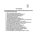 Run-on Sentences Worksheet