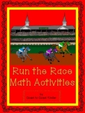 Kentucky Derby- Run the Race Math Activities