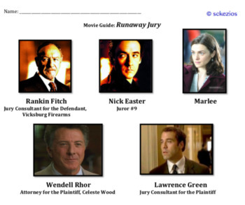 Preview of Runaway Jury Movie Guide PDF