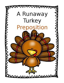 Preview of Runaway Turkey Preposition Poem