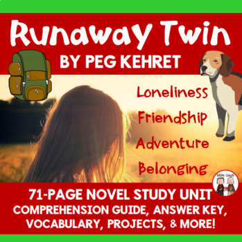 Preview of Runaway Twin Novel Unit