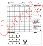 Running Record 100 Box Template (Guided Reading)