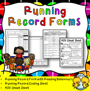 Preview of Running Record Forms