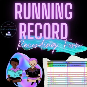 Preview of Running Records Recording Sheet