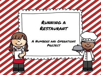 Preview of Running a Restaurant a Math PBL Project