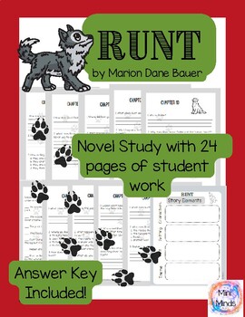 Preview of Runt- Novel Study - Guided Reading Level R- LLI Gold 121-124