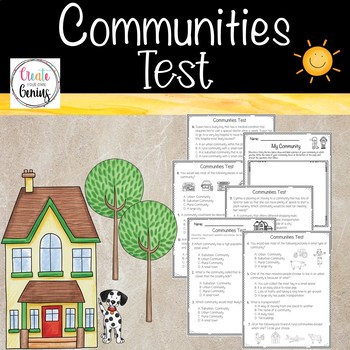 Preview of Rural, Suburban, and Urban Communities Test