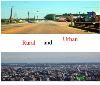 Preview of Rural and Urban (Where do you live?)