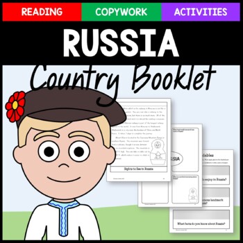 Preview of Russia Copywork, Activities, and Country Booklet
