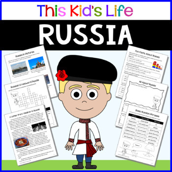 Preview of Russia Country Study: Reading & Writing + Google Slides/PPT Distance Learning