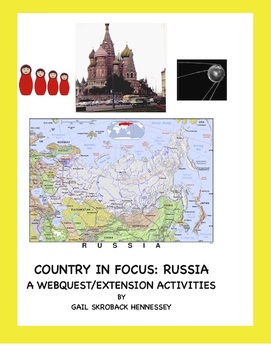 Preview of Russia: Country in Focus:Webquest/Activities