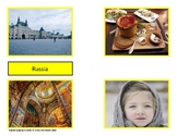 Russia Geography Picture Cards Preschool Montessori Kinder