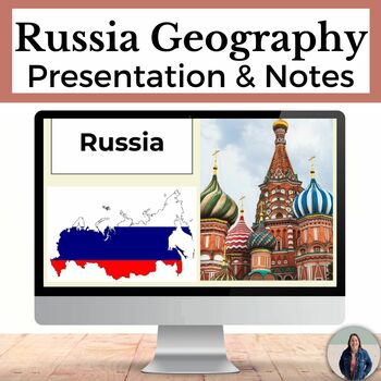Preview of Russia Geography with Map Activities and Geography Guided Notes