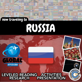 Preview of Russia - Global Studies - Leveled Reading, Activities, Slides & Digital INB