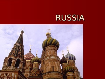 Preview of Russia Powerpoint