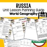 Russia Lesson Plan Guide for World Geography Back To School