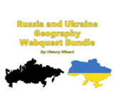 Russia and Ukraine Geography Webquest Bundle