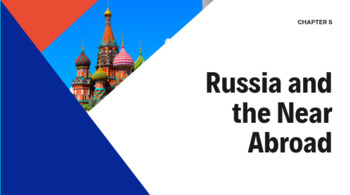 Preview of Russia and the Near Abroad Lecture Presentation - Geography