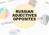 Russian Adjectives Opposites