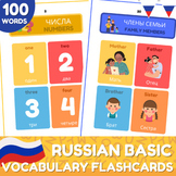 Russian Basic Vocabulary Flashcards | English-Russian Pict