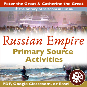 Preview of Russian Empire Primary Source Activities | World History